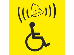 Табличка Кнопка вызова для инвалидов